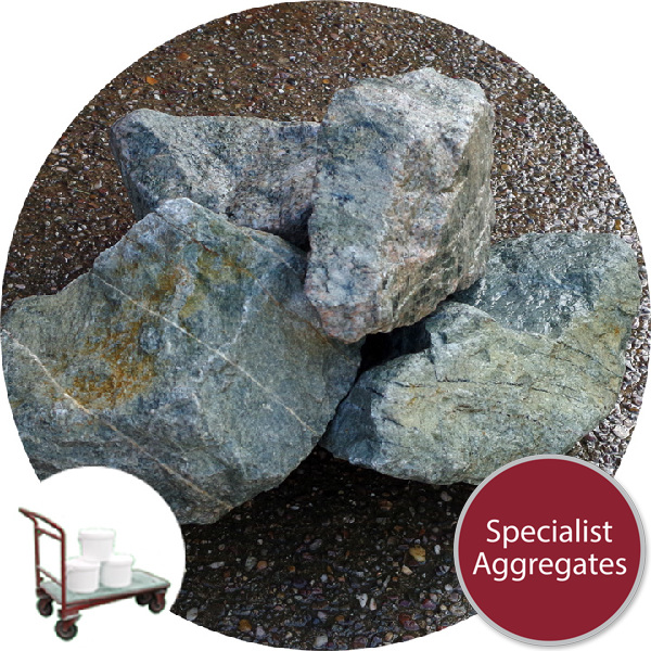 Welsh Green Granite Rockery - Click & Collect